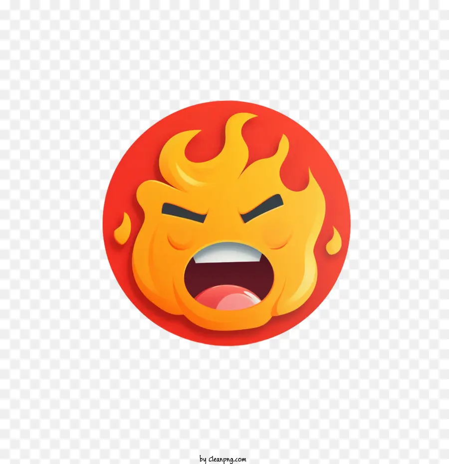 Fuego，Rostro Llameante PNG