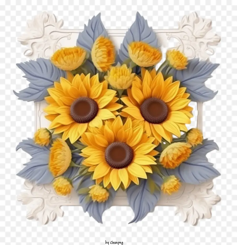 Girasol Marco，Los Girasoles PNG