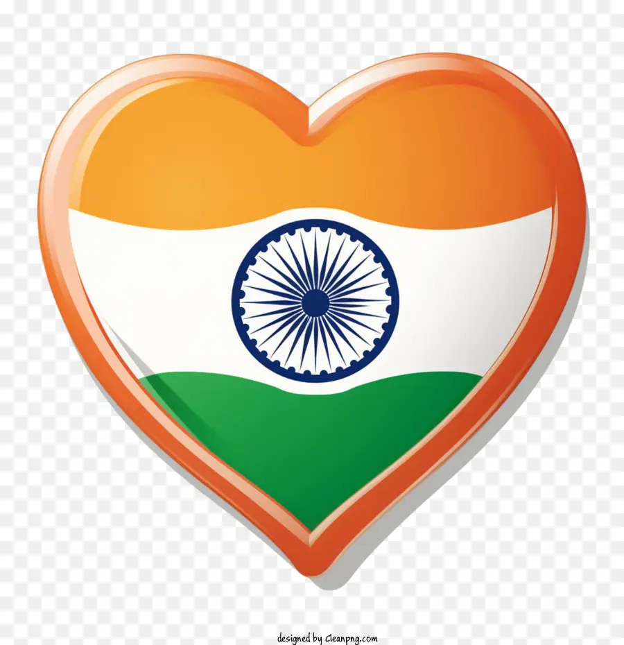 Corazón，Bandera India PNG