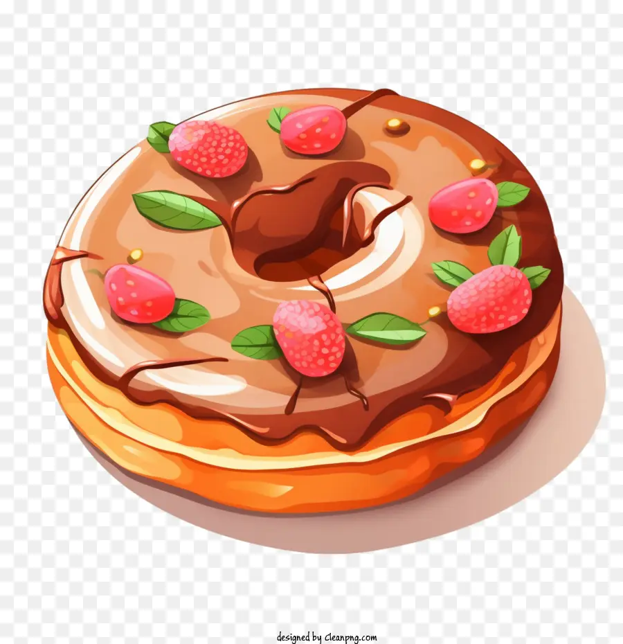 Rosquilla，Donut De Chocolate PNG