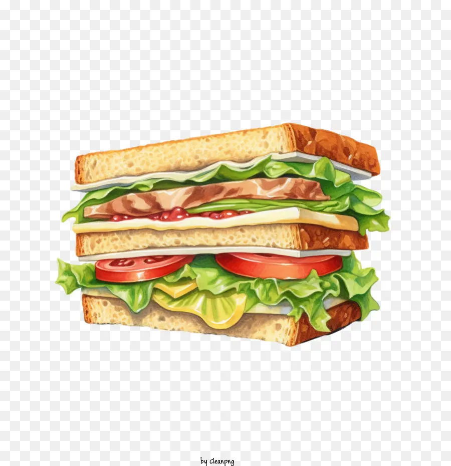 Sándwich，Lechuga PNG