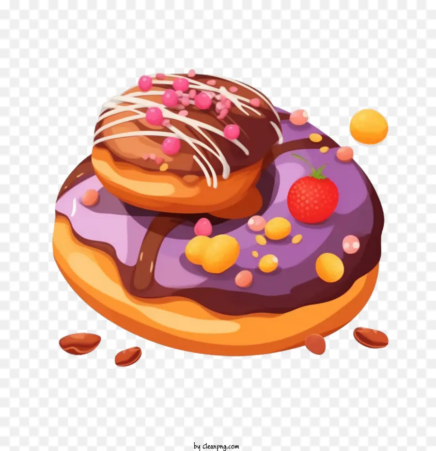 Donut，Dona PNG