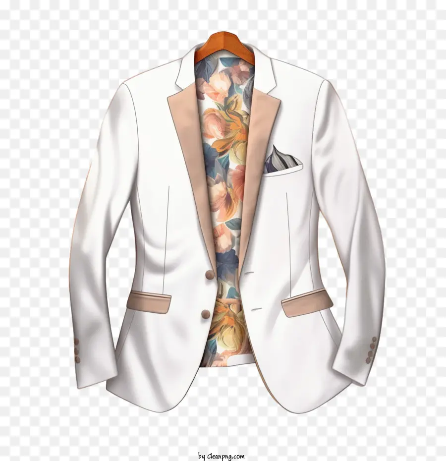 Chaqueta，Traje Blanco PNG