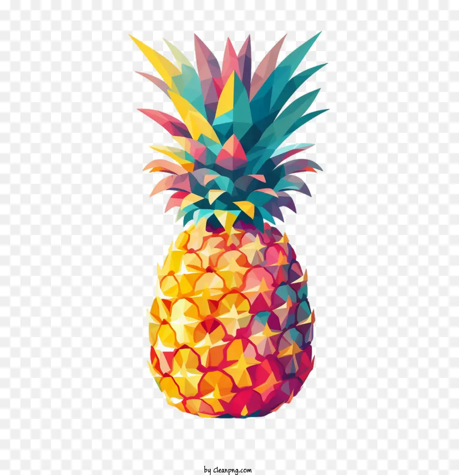 Piña，Colorido PNG