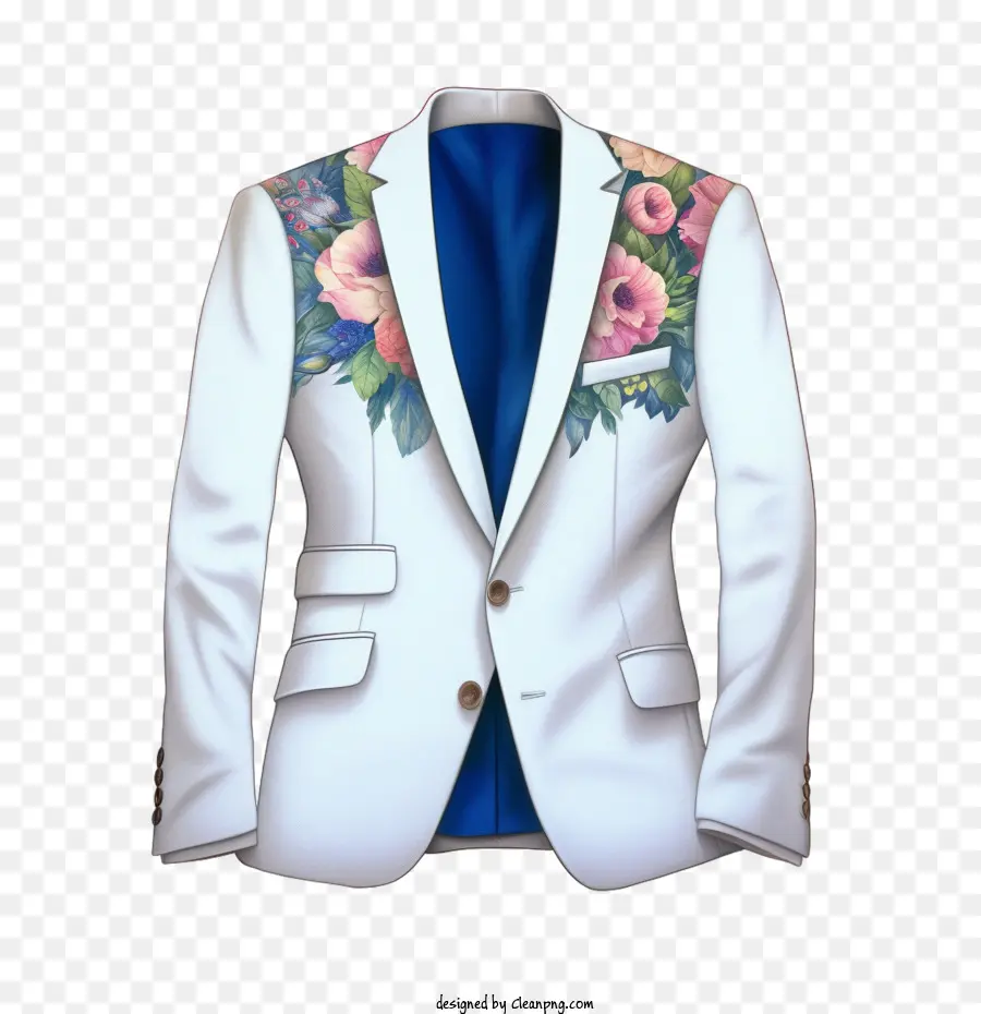 Chaqueta，Traje Blanco PNG