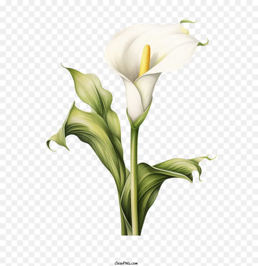 Calla Lily，Flor Blanca PNG