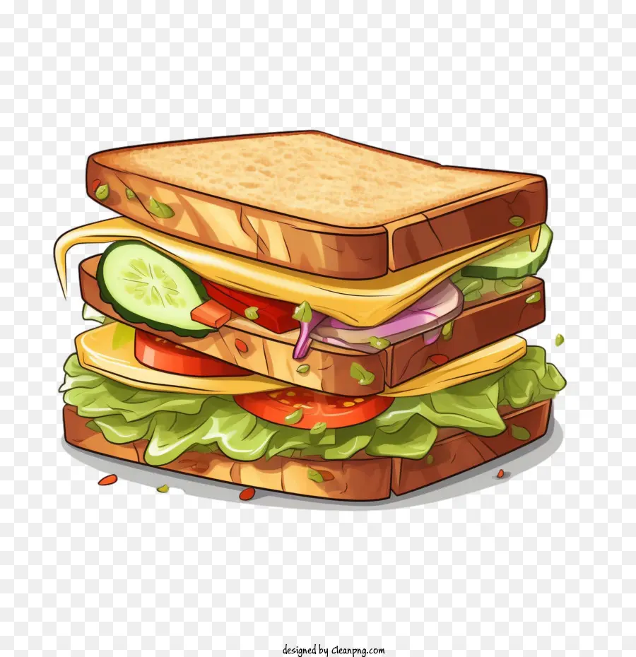 Sándwich，Pan PNG