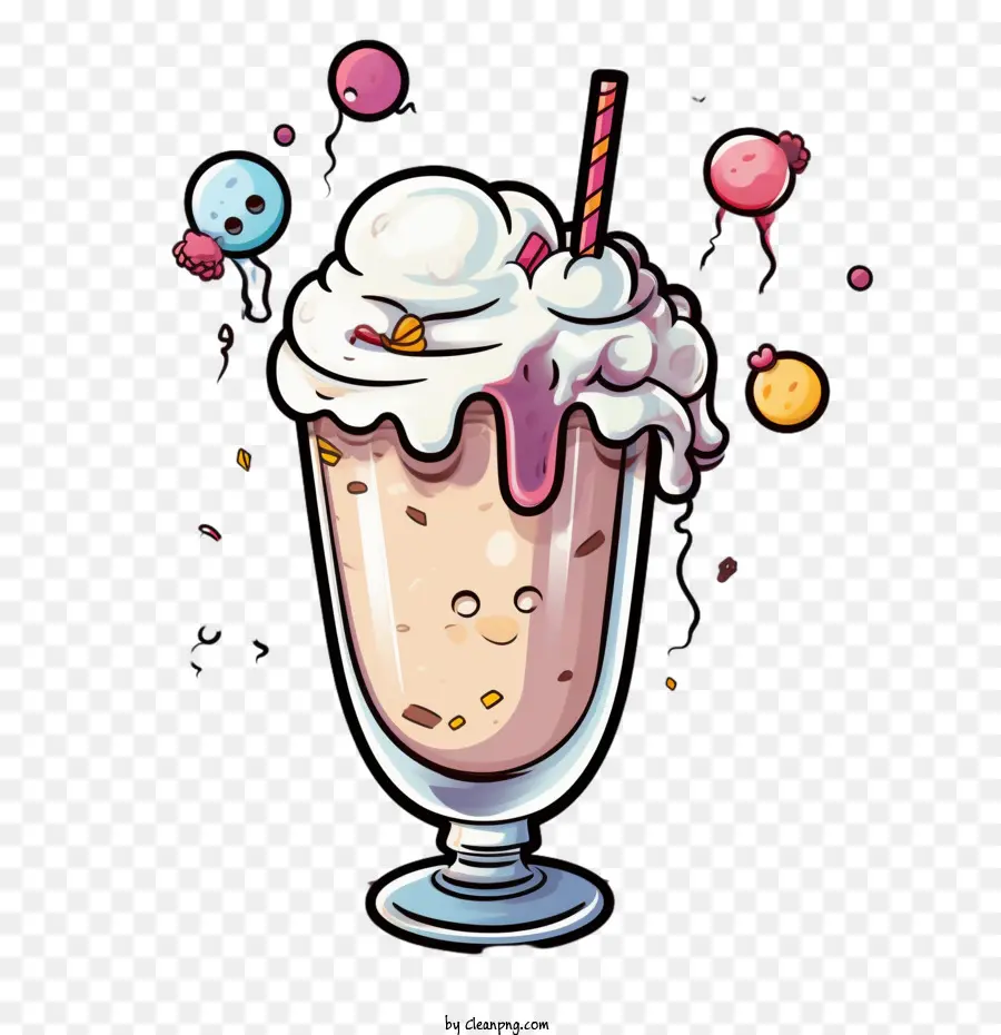 Batido，Helado PNG