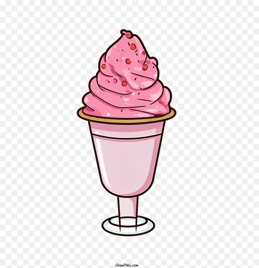 Rosa Helado，Helado PNG