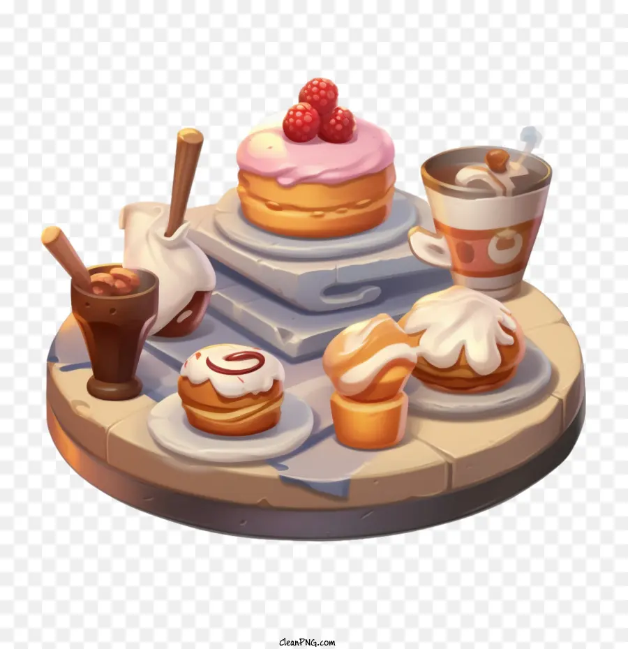 Pasteles De Café，Juego PNG