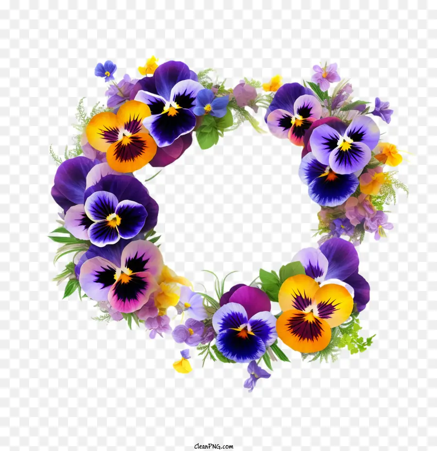 Pansy Flor，Guarda De Corona De Img PNG