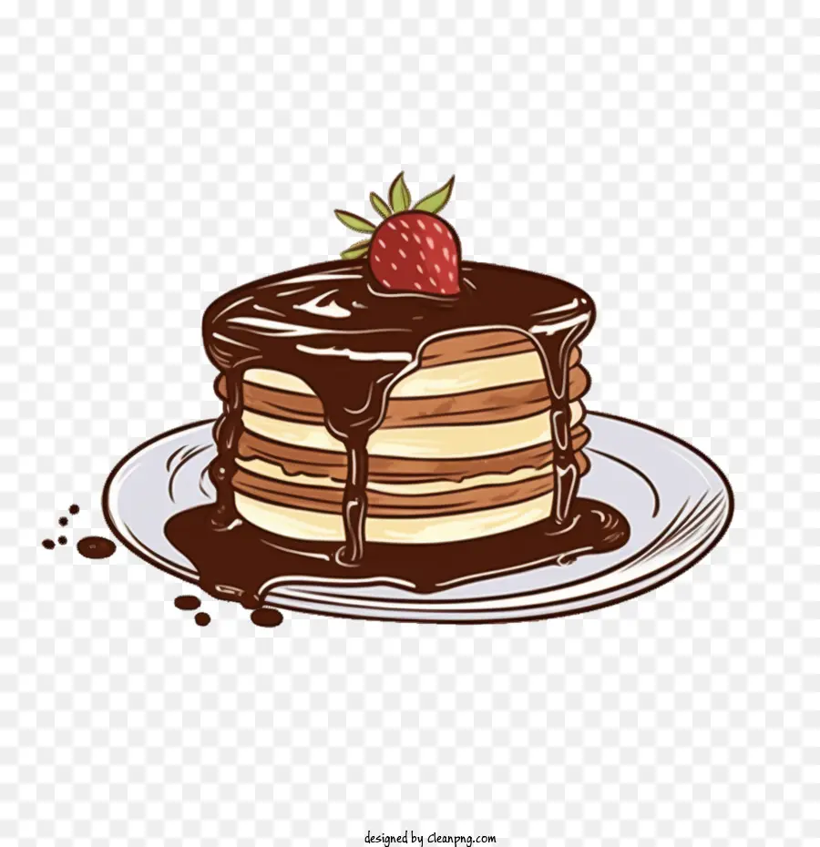 Panqueque De Chocolate，Crepe PNG