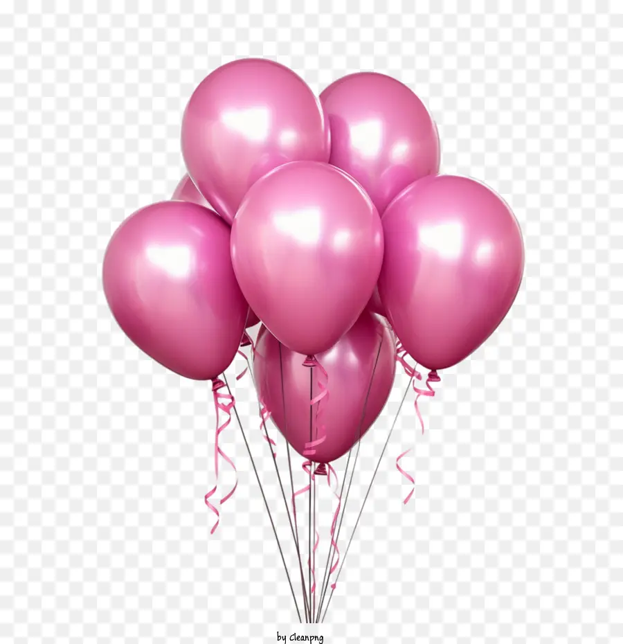 Globos，Globos Rosas PNG