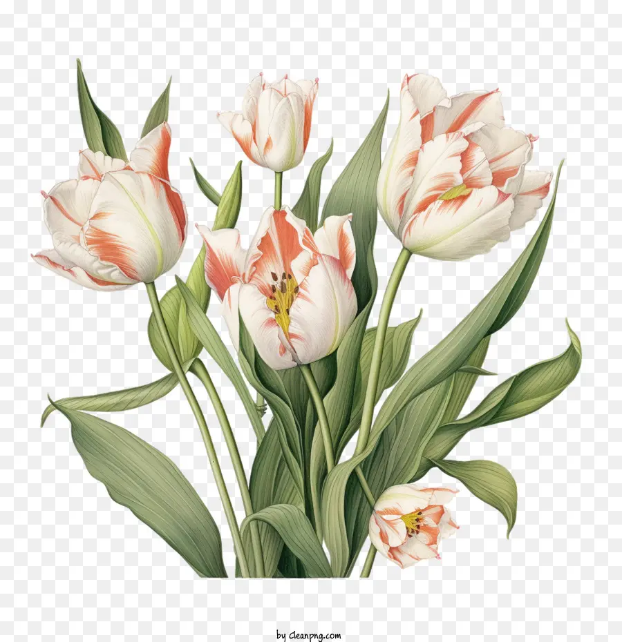 Tulipanes，Primavera PNG