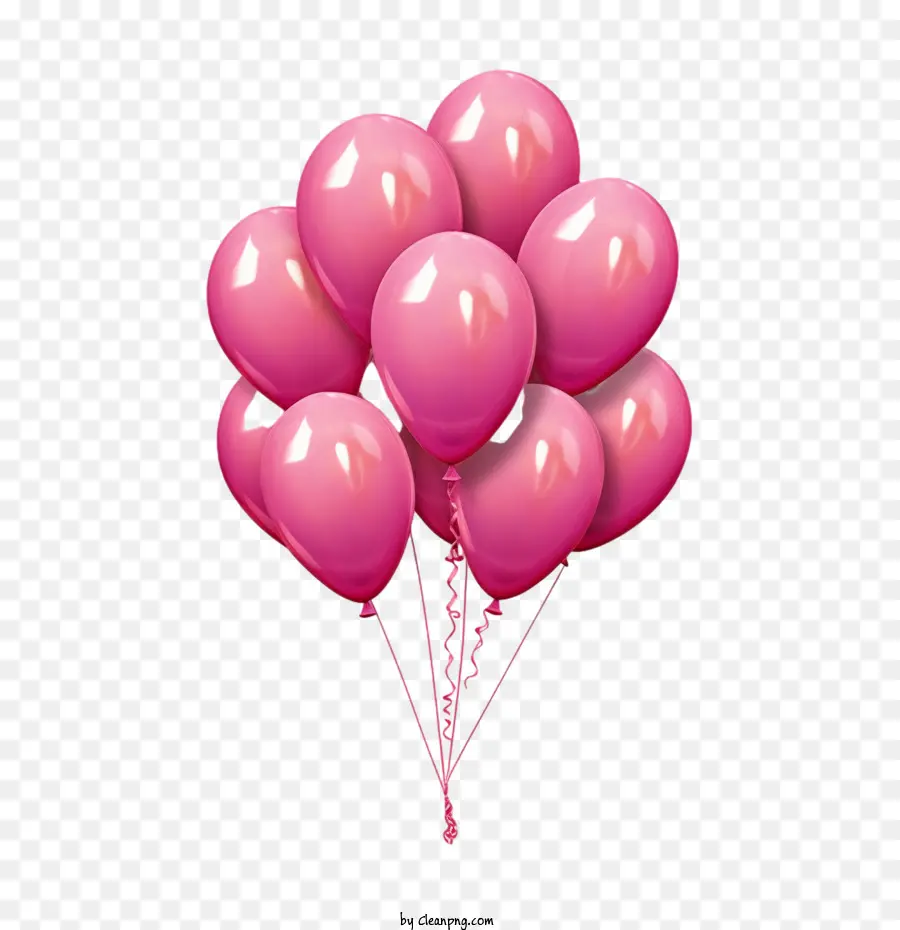 Globos，Rosa PNG