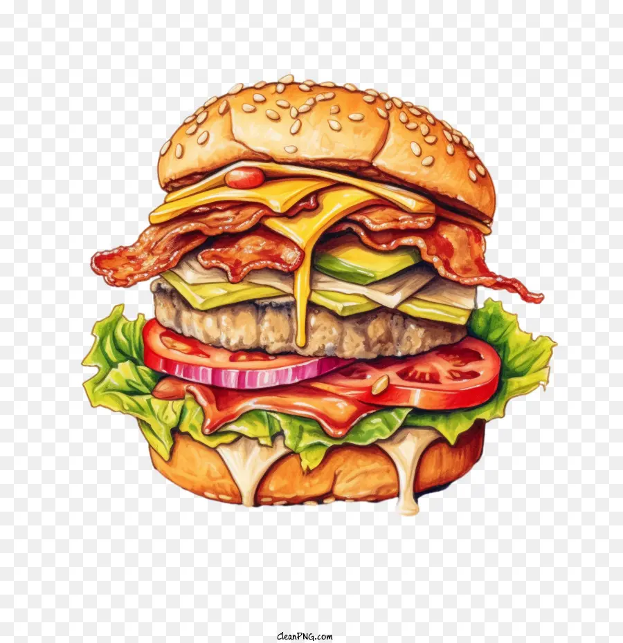 Hamburgo，Burger PNG