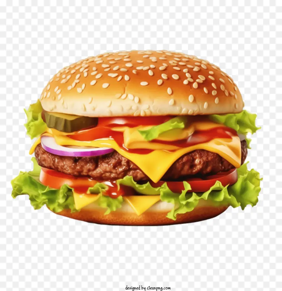 Hamburgo，Hamburguesa Con Queso PNG