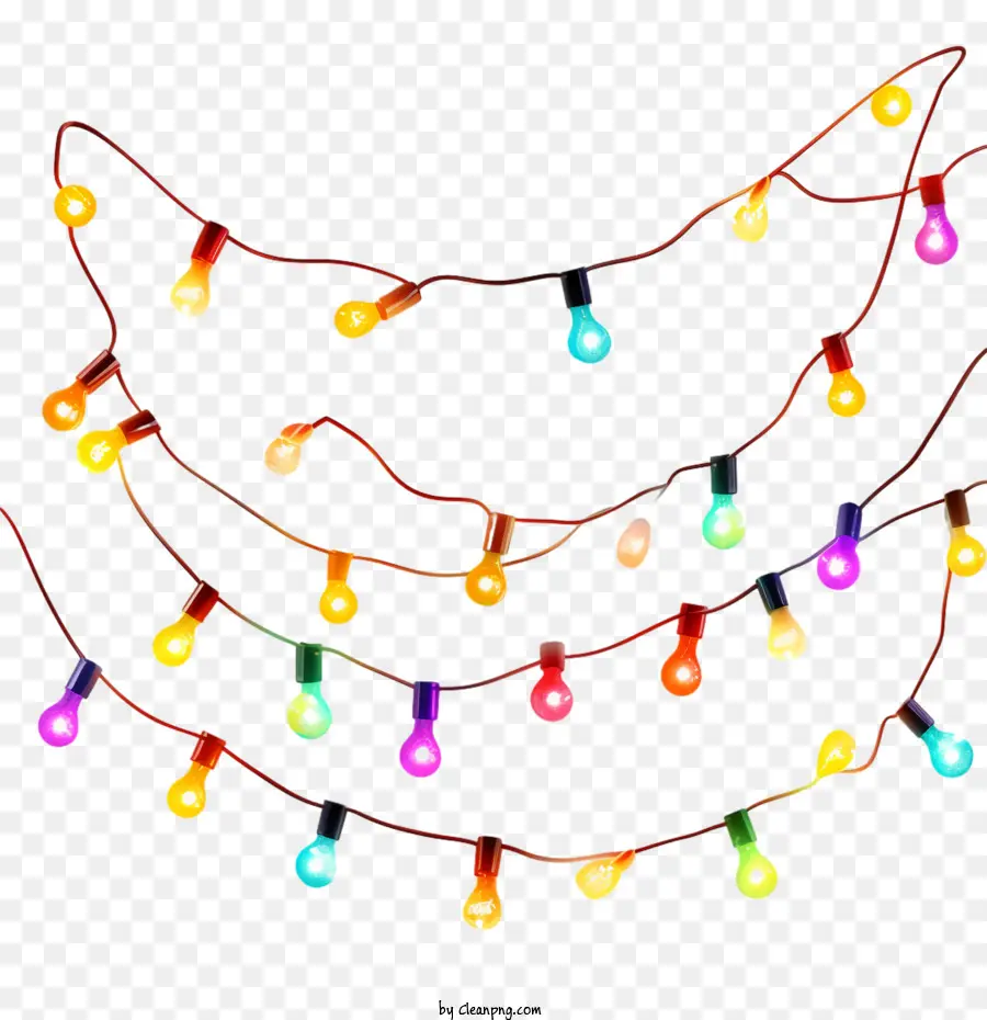 Cadena De Luces，Colorido PNG