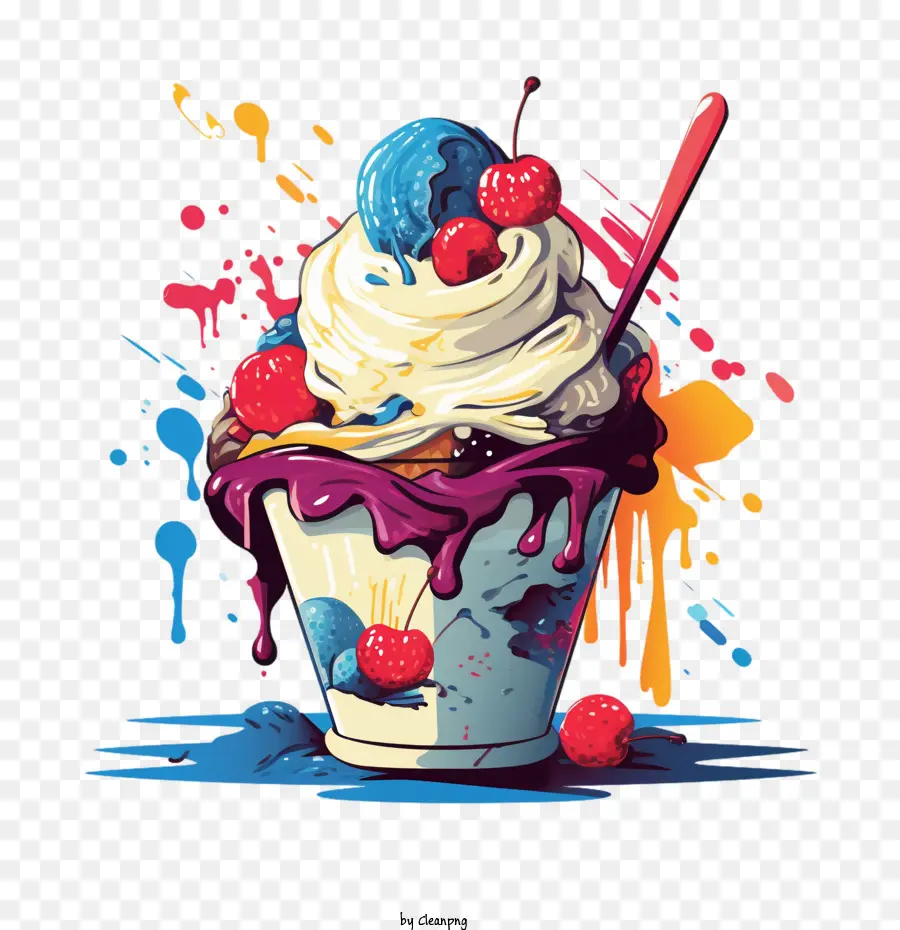 Helado，De Postre PNG