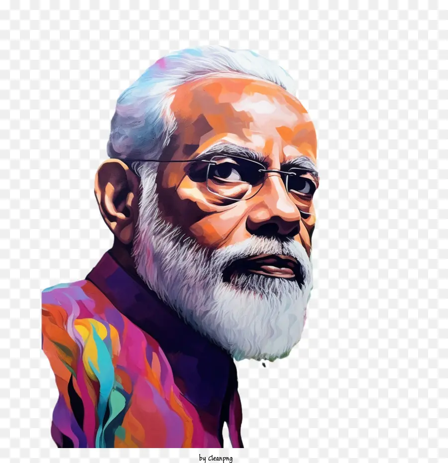 Narendra Modi，Retrato PNG