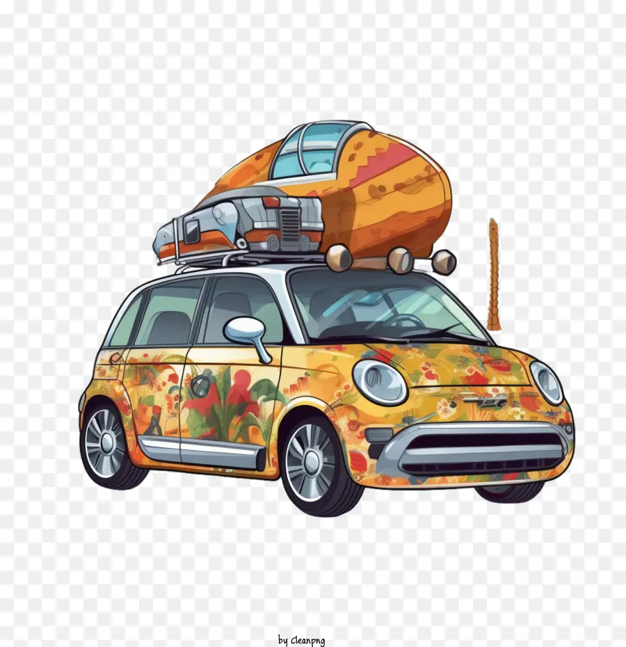 Las Vacaciones De Verano，Coche PNG