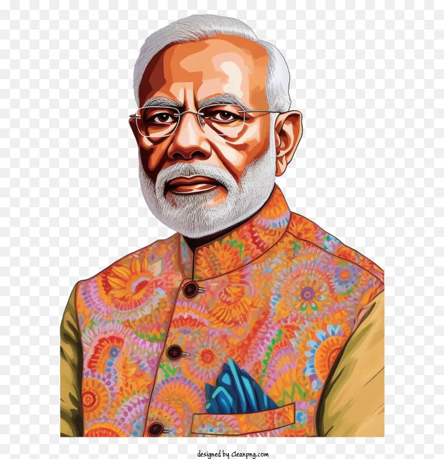 Narendra Modi，Retrato PNG