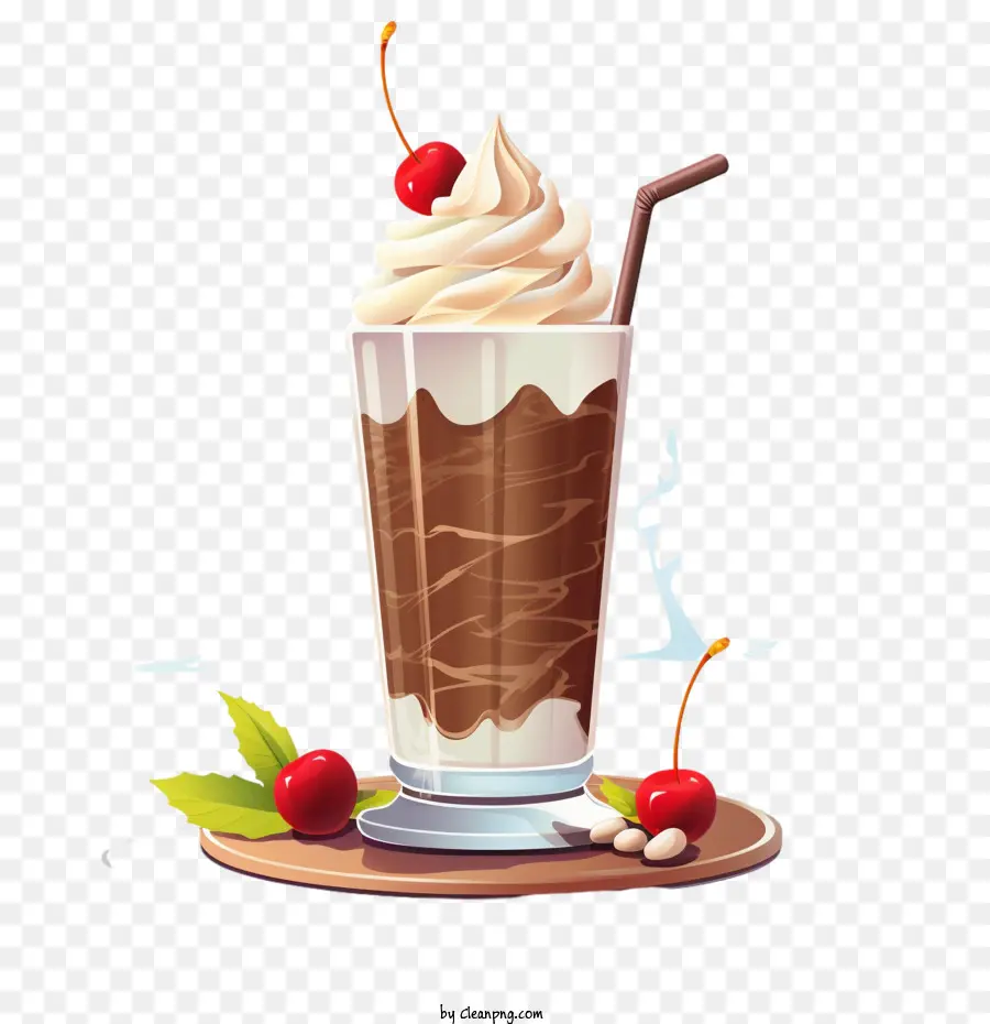 Batido De Chocolate，Helado De Helado PNG