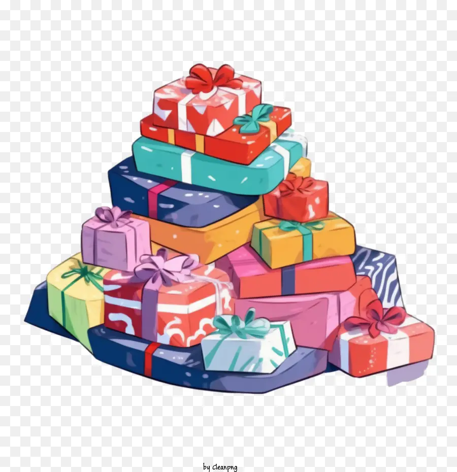 Cajas De Regalo，Regalos Coloridos PNG