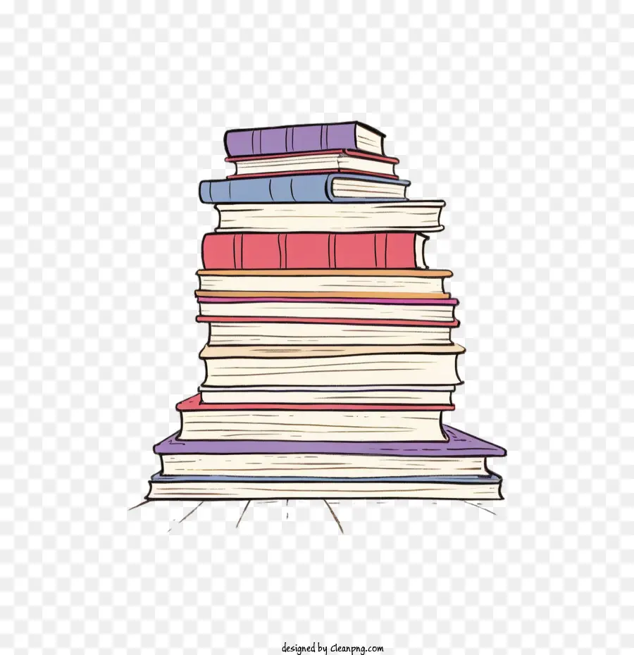 Pila De Libros，Libros PNG