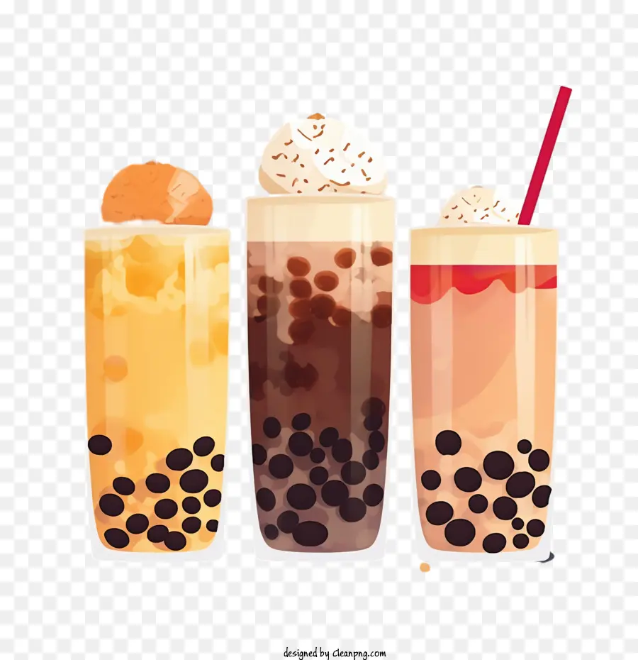 Té De Burbujas，Boba PNG