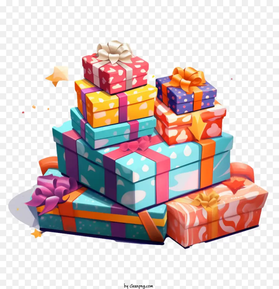 Cajas De Regalo，Regalos PNG