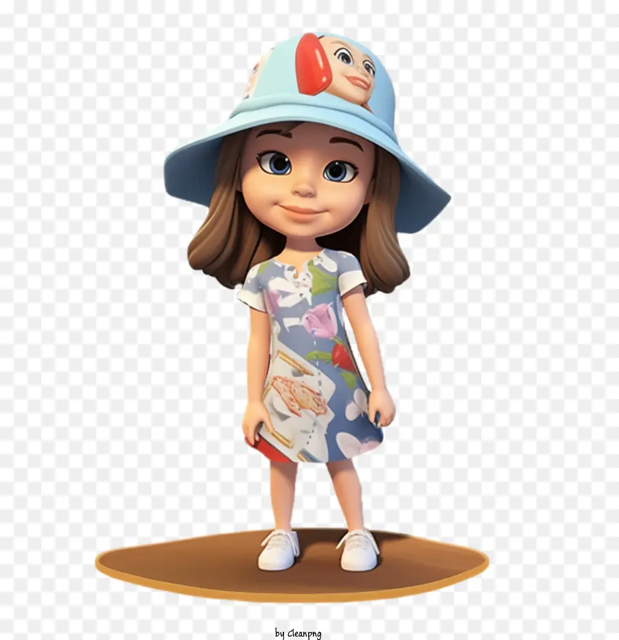 Niña，Chica Con Sombrero PNG