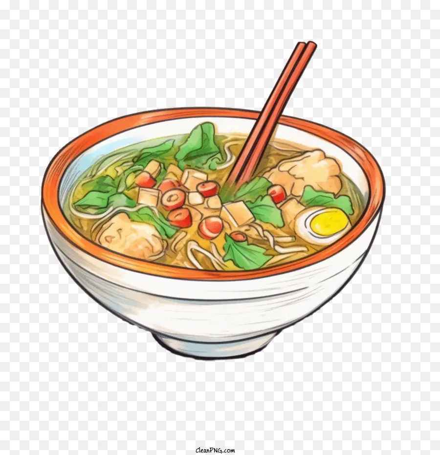 Fideos，Sopa PNG