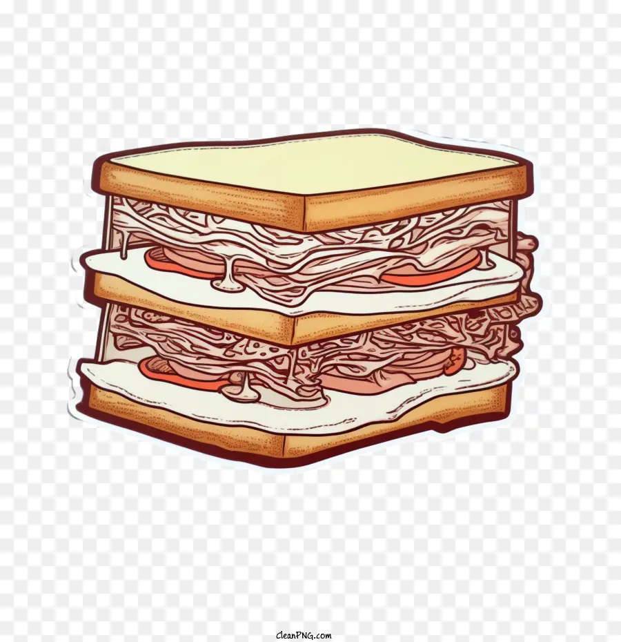 Sándwich De Bosquejo，Sándwich PNG