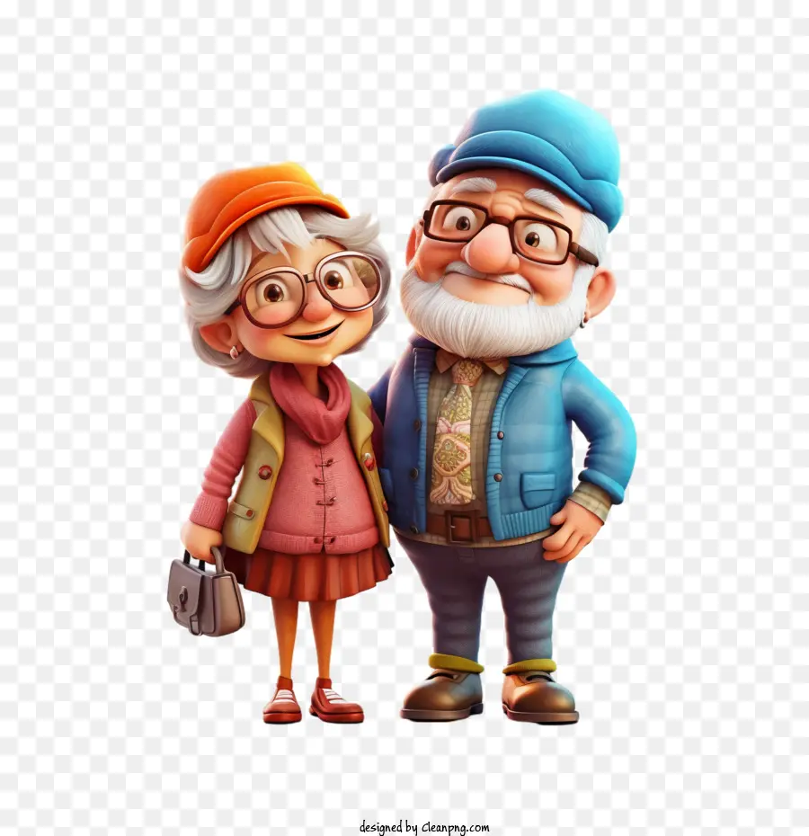 Tio Y Tia，Pareja De Ancianos PNG