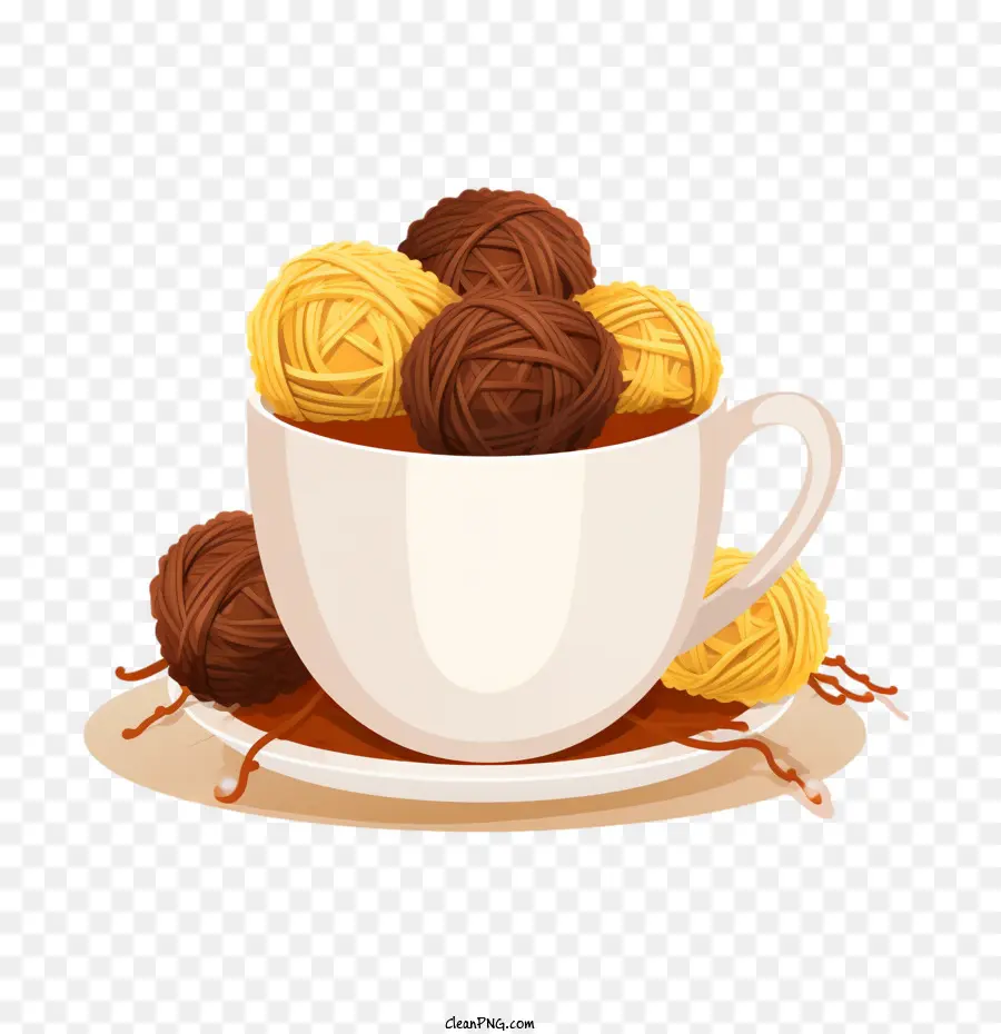 Bolas De Punto，Chocolate PNG