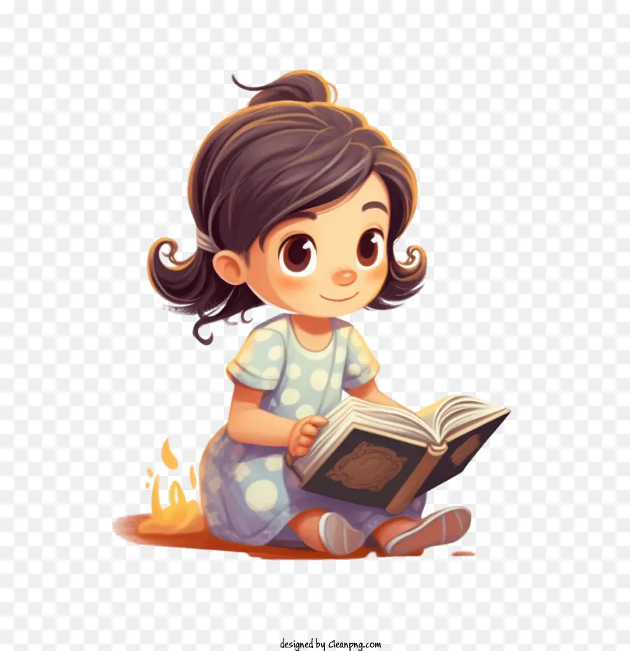 Chica，Libro De Lectura PNG