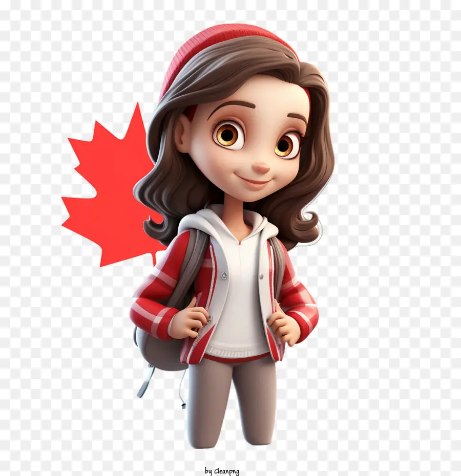 El Día De Canadá，Chica PNG