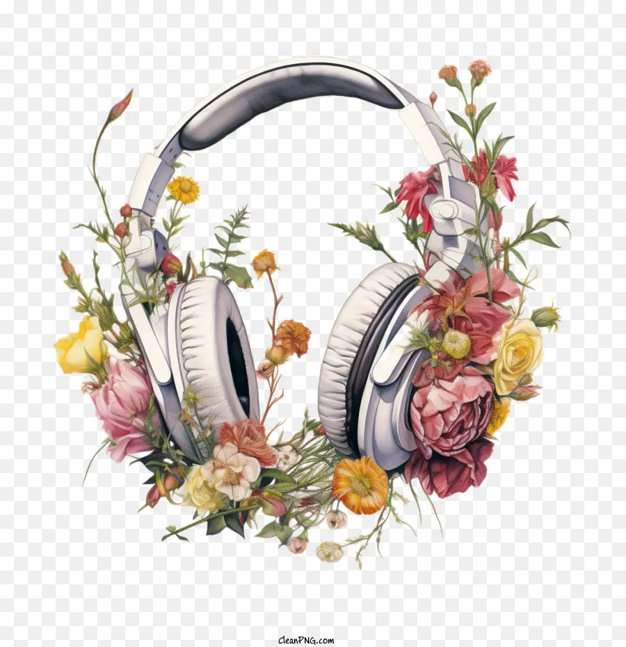 Auriculares，La Música PNG