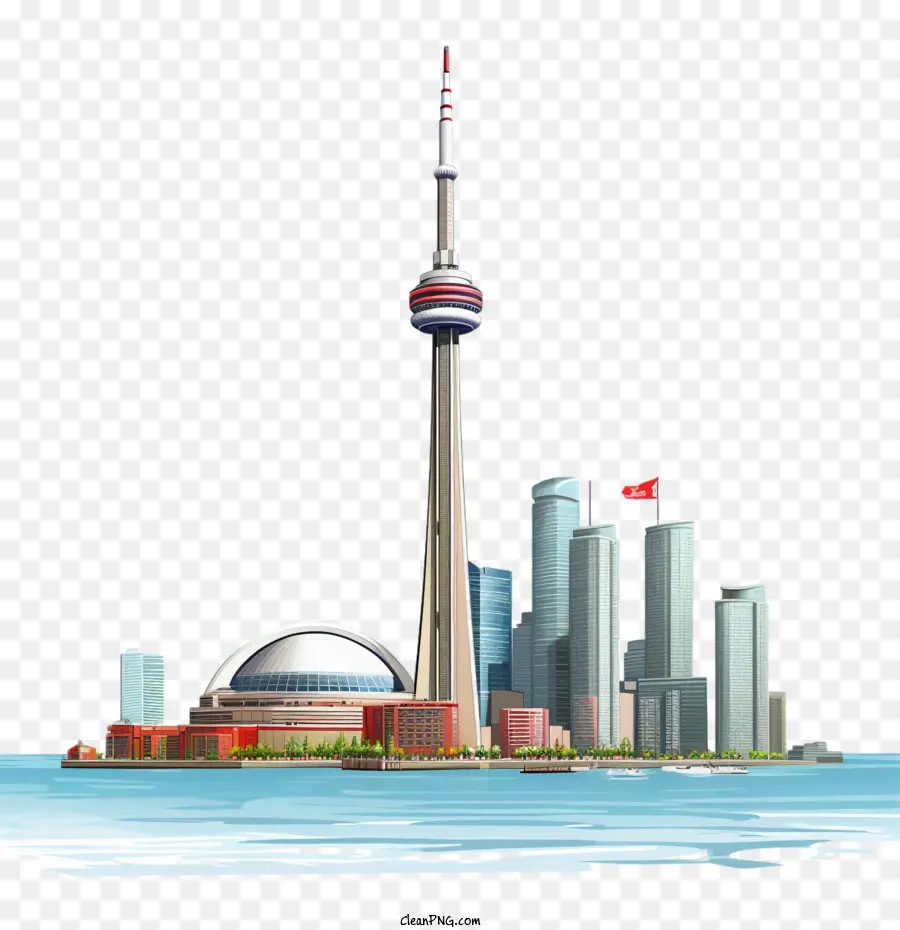 Dia De Canada，Horizonte De Toronto PNG