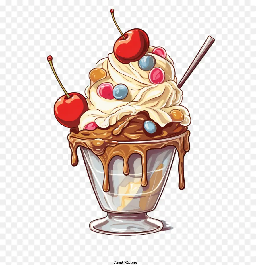 Copa De Helado，Helado PNG