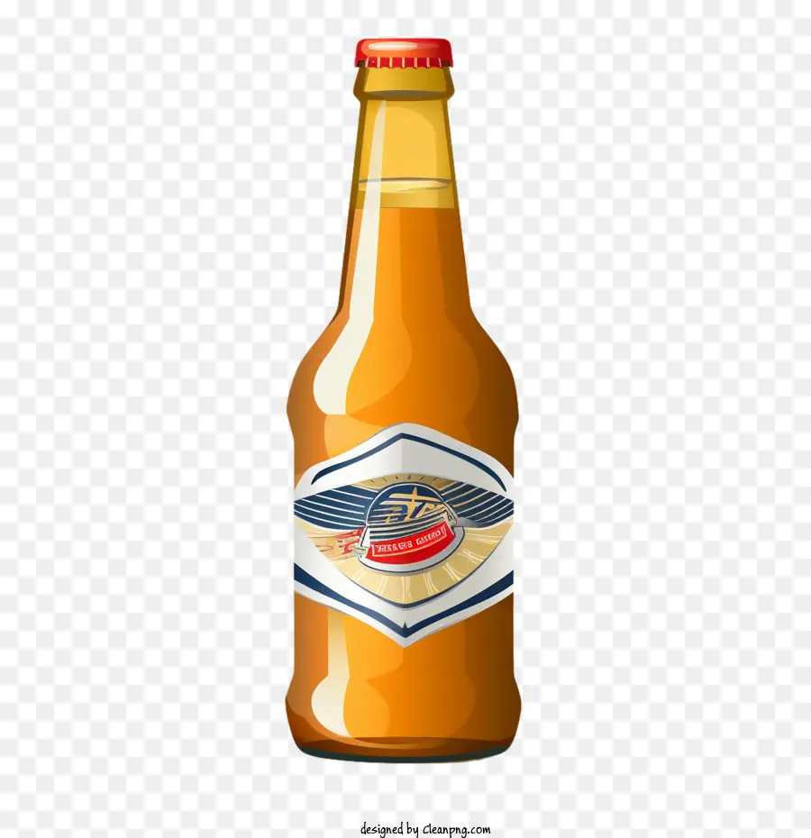 Botella De Cerveza，Naranja PNG
