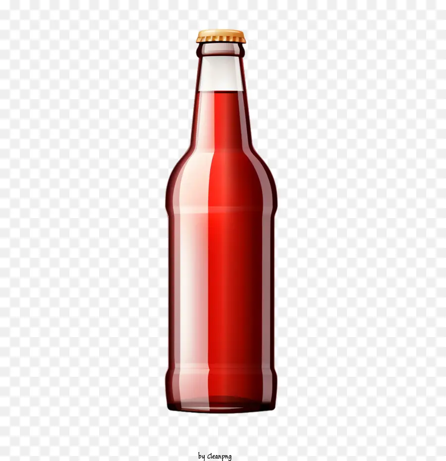 Botella De Cerveza，Rojo PNG