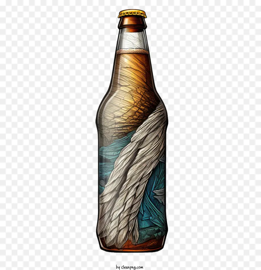Botella De Cerveza，Ángel PNG