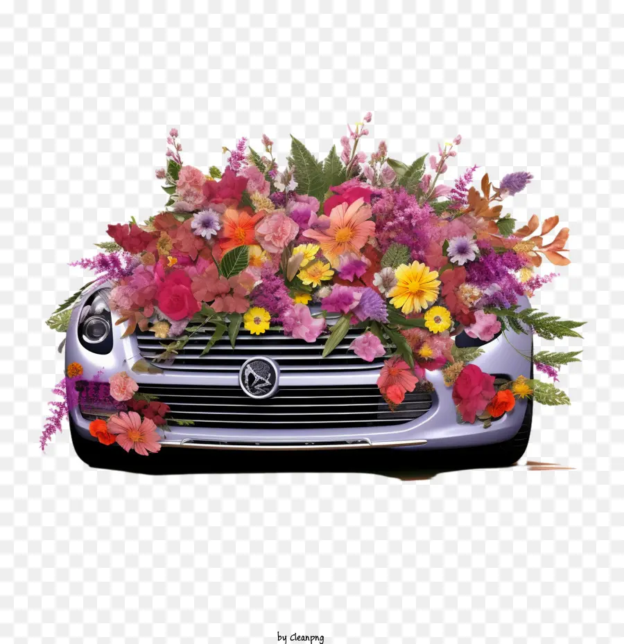 Coche，Flores PNG