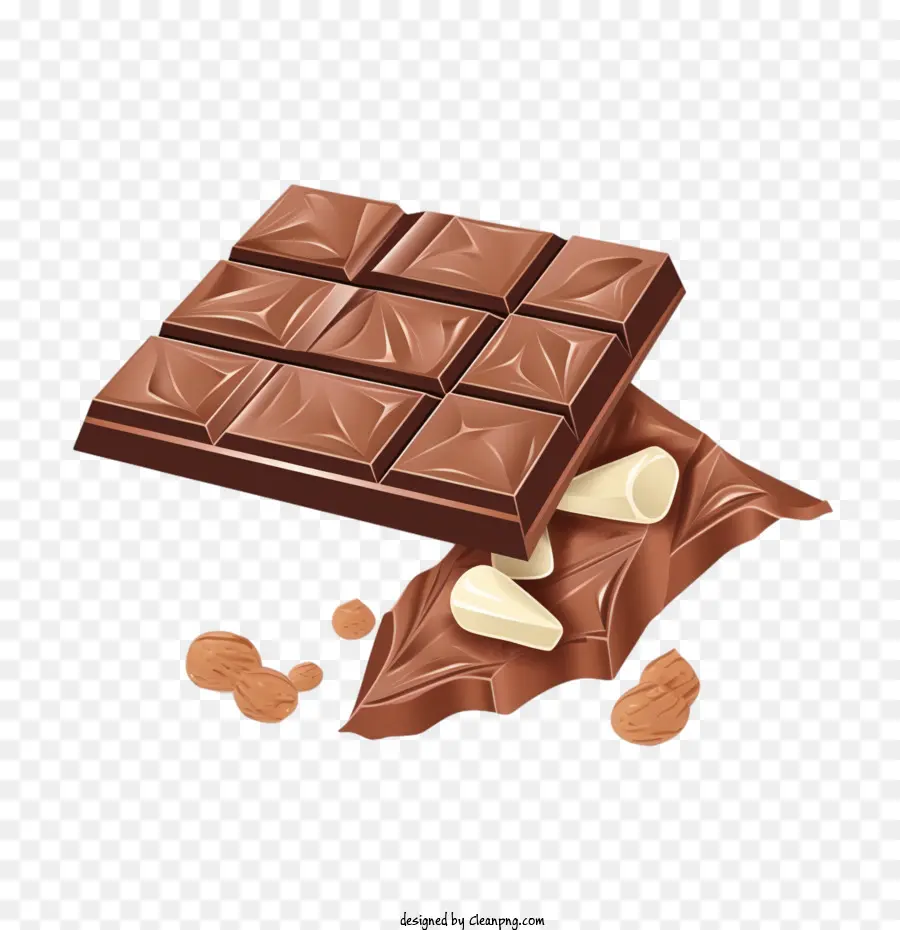 Chocolate Con Leche，Barra De Chocolate PNG