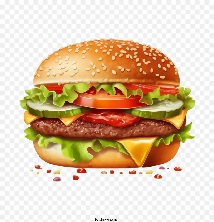 Hamburgo，Hamburguesa Con Queso PNG