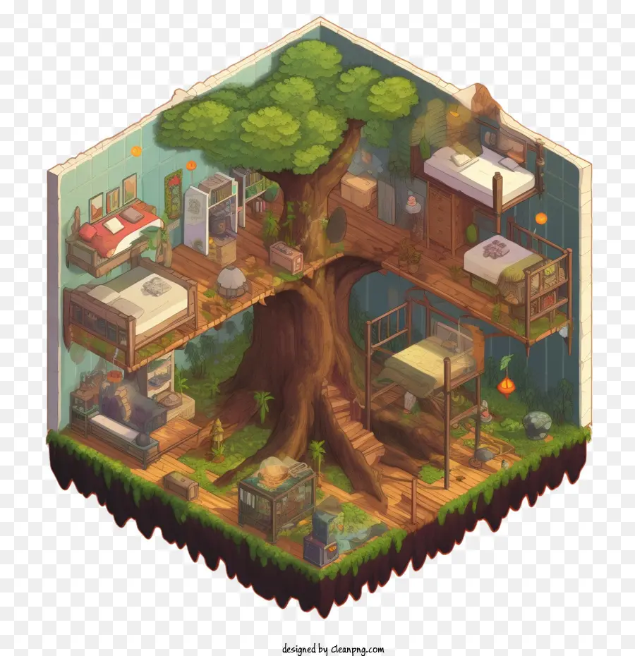 Corte，La Casa Del árbol PNG