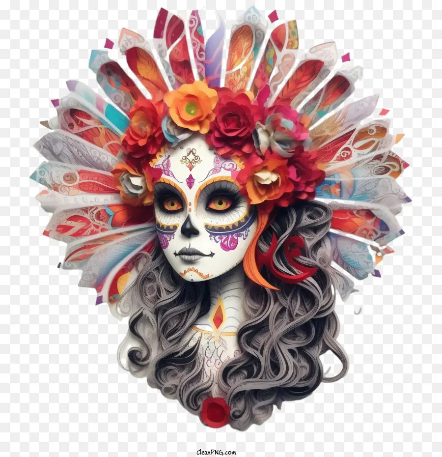 Skelita Calaveras，Bien PNG