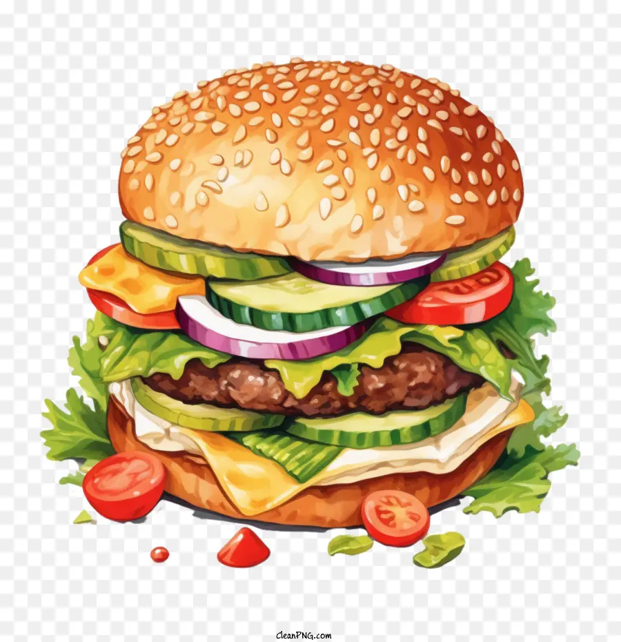 Hamburgo，Burger PNG